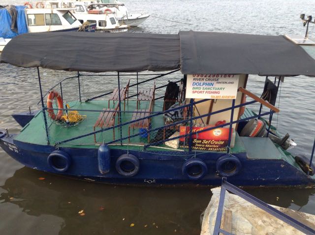 afterward -- boat stuck, tide receding
