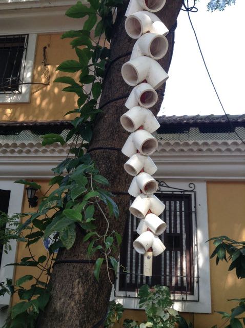 sculpture from pipe elbows