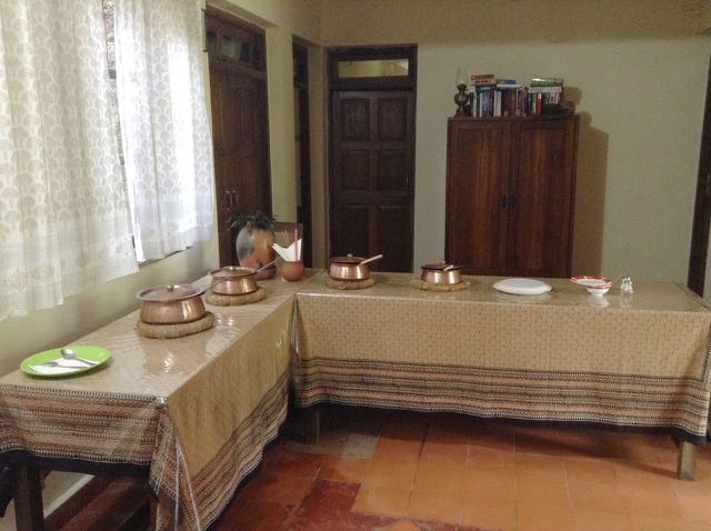 buffet at Backwoods Camp