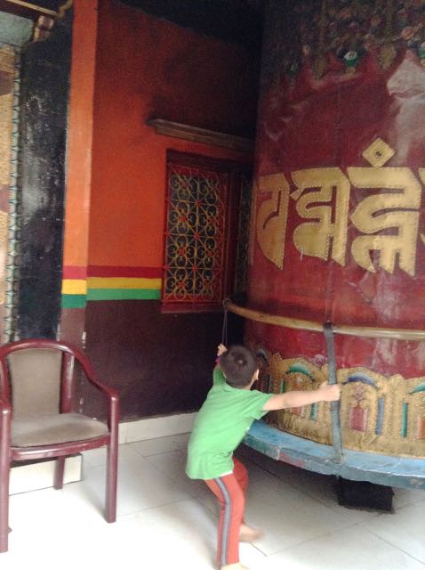 large prayer wheel