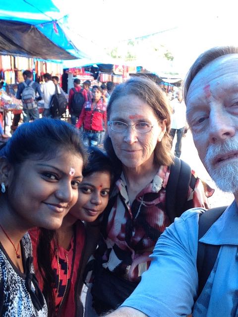 marked by Hanuman supporters