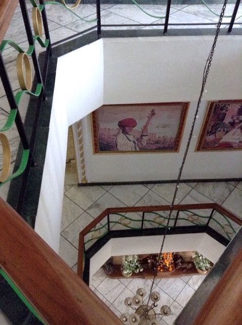 hotel stairway