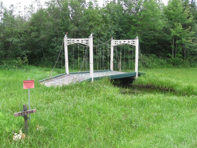 model of Mackinac Bridge